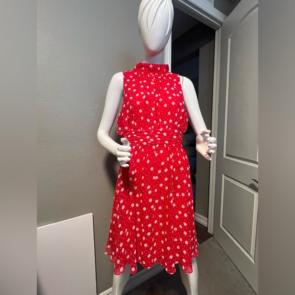 YA Los Angeles  Red and White Polka Dot Dress size 1X